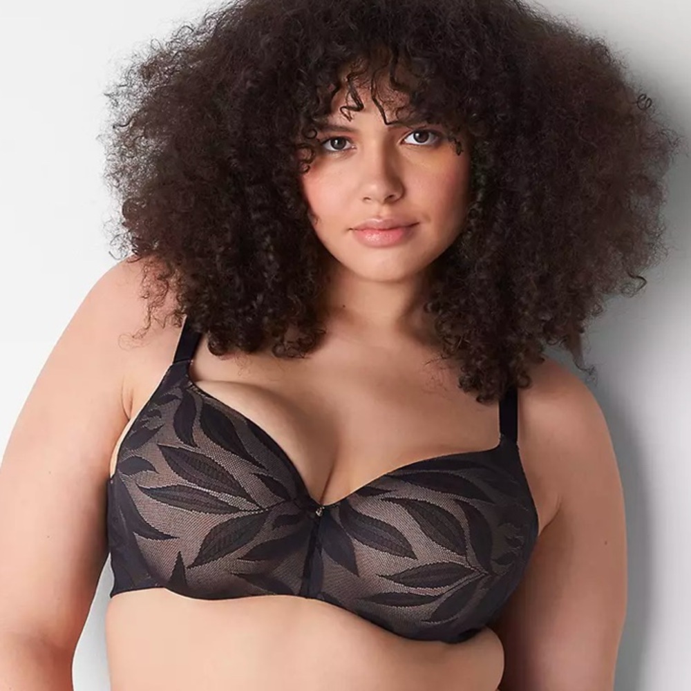 Backsmoother Bra with Leaf Pattern